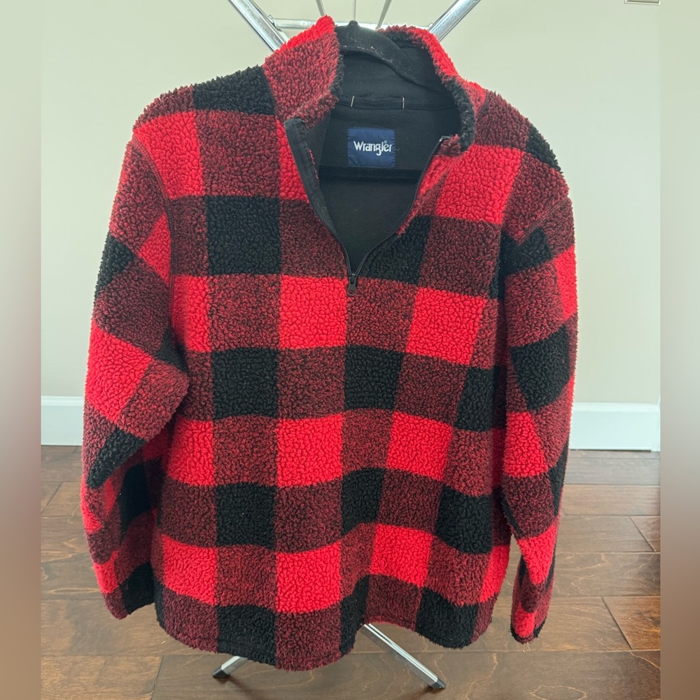 Wrangler Red and Black Checkered Jacket